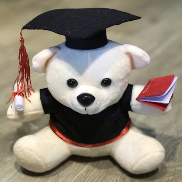 Graduation plush bear