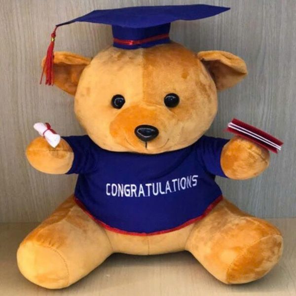 Graduation plush bear
