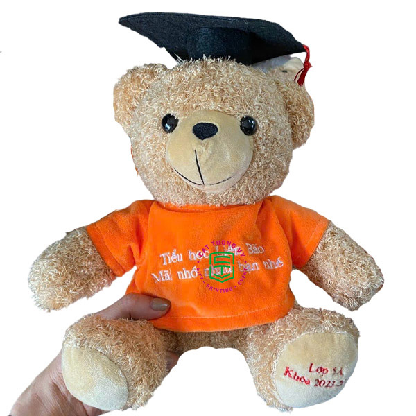 Graduation plush bear