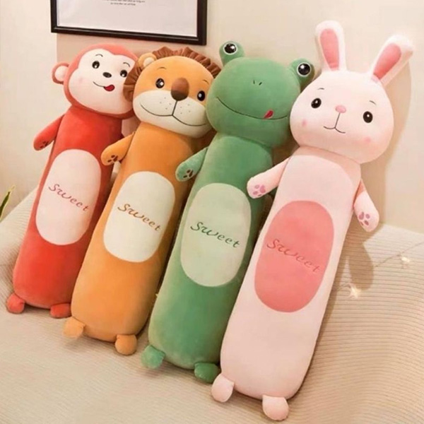 Animal-shaped cuddle pillow