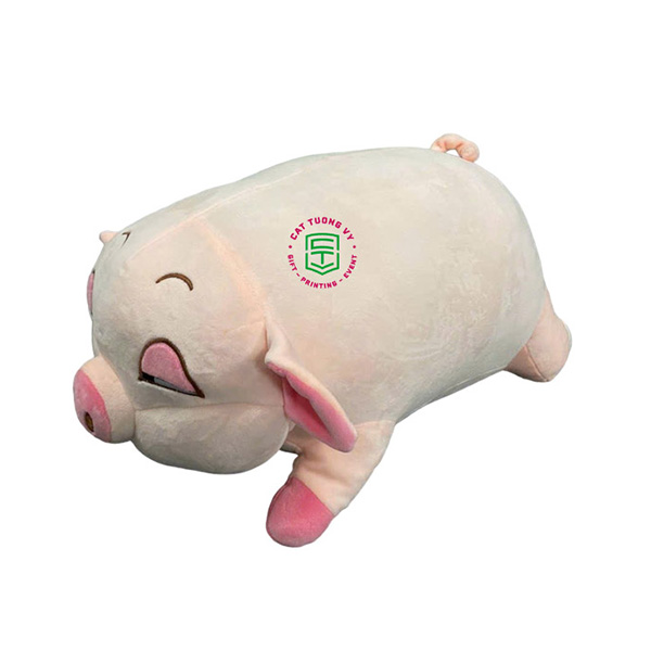 Lazy pig plush