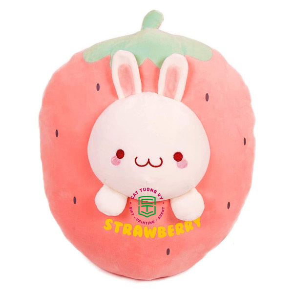 Strawberry bunny plush