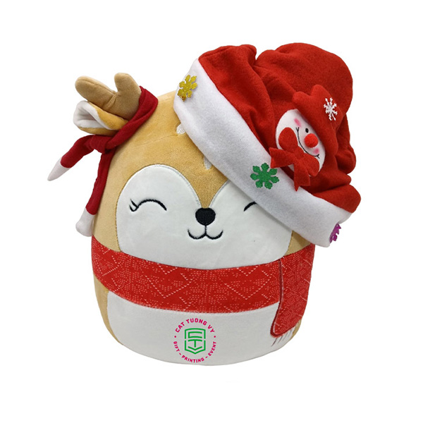 Christmas reindeer plush